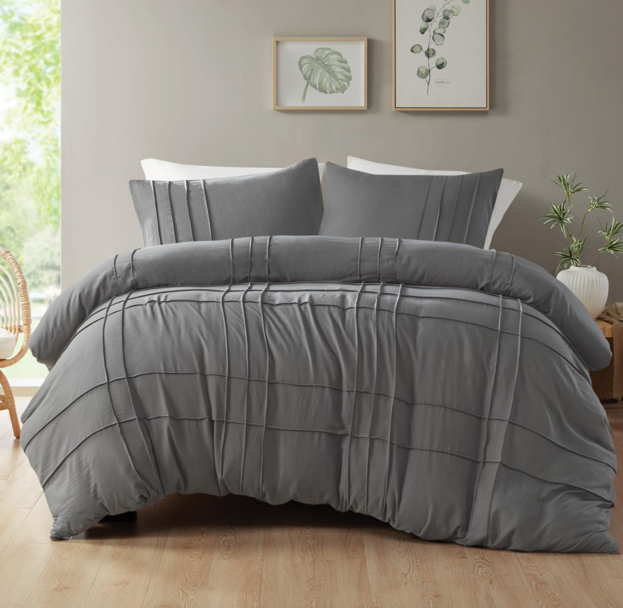 Cover cuadros gris