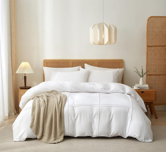 Cover blanco cuadros