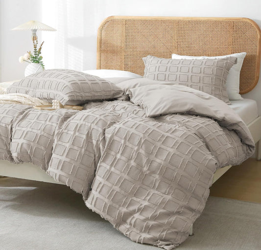 Cover duvet queen beige